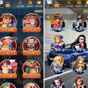 H5棋牌游戏源码房卡大厅集合版-二妹源码