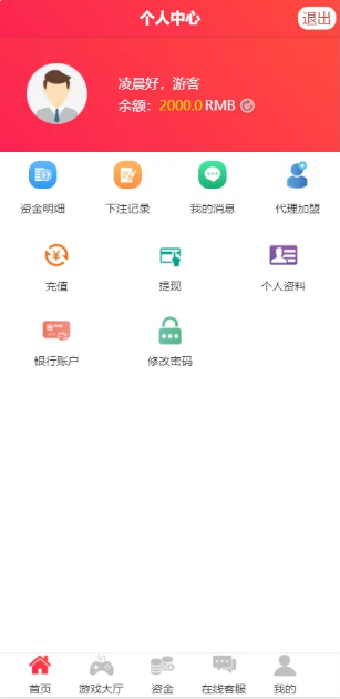 二开天恒时时彩现金盘口网,wap手机版美化版,带独立代理后台-二妹源码-9