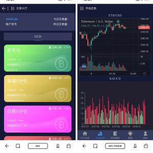 二次开发GFC,H5微交易,微盘理财盘最新修复三种语言-二妹源码