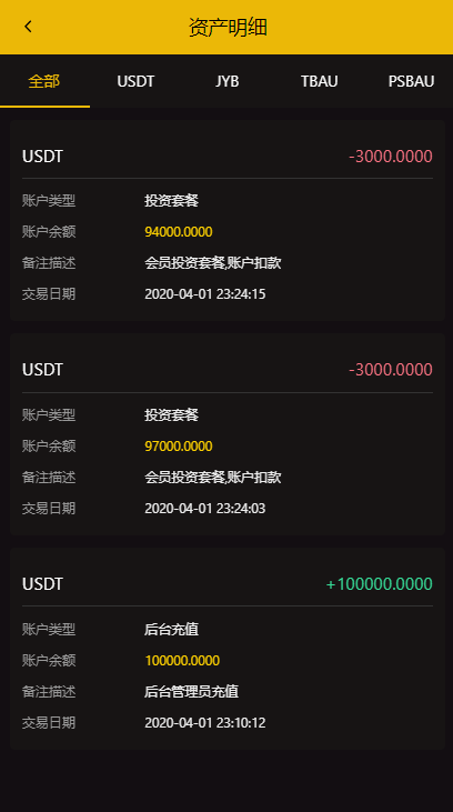 理财H5网站源码,CAGI虚拟币区块链投资分红源码-二妹源码-2