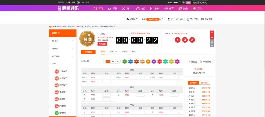 2021年恒宣娱乐-包网程序-免买分包含余额宝功能内部账号等vue+js-二妹源码-6