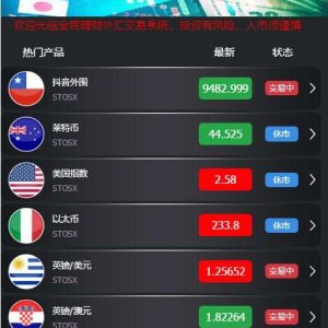 最新抖音外围至尊外汇微盘交易K线走势正常+微信支付宝双通道个人免签运营源码-二妹源码