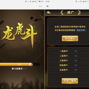 H5龙-虎斗棋牌平台完整版源码-二妹源码