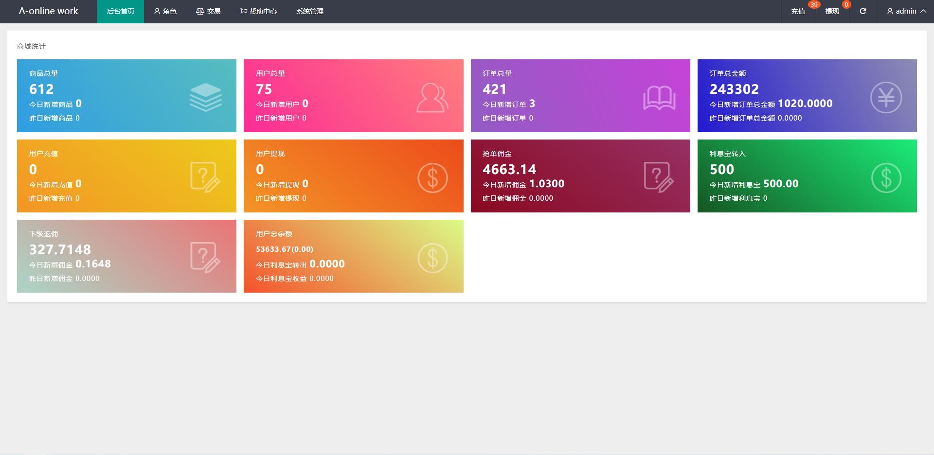 多语言海外抢单刷单系统/大转盘抽奖余利宝/代理后台/订单自动匹配-二妹源码-19