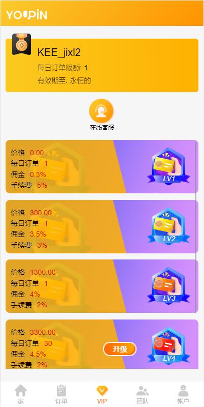 多语言海外抢单刷单系统/大转盘抽奖余利宝/代理后台/订单自动匹配-二妹源码-10