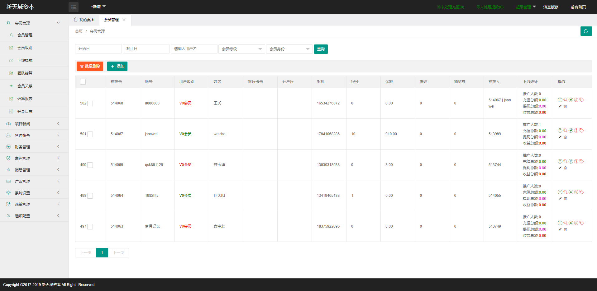 影视投资系统/投资理财/分红返利/自带客服系统 : 二妹源码-12