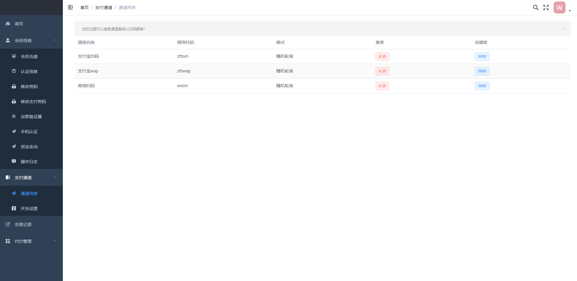 全开源聚合支付系统/三方支付/代付系统/前后端分离/附带前端VUE : 二妹源码-2