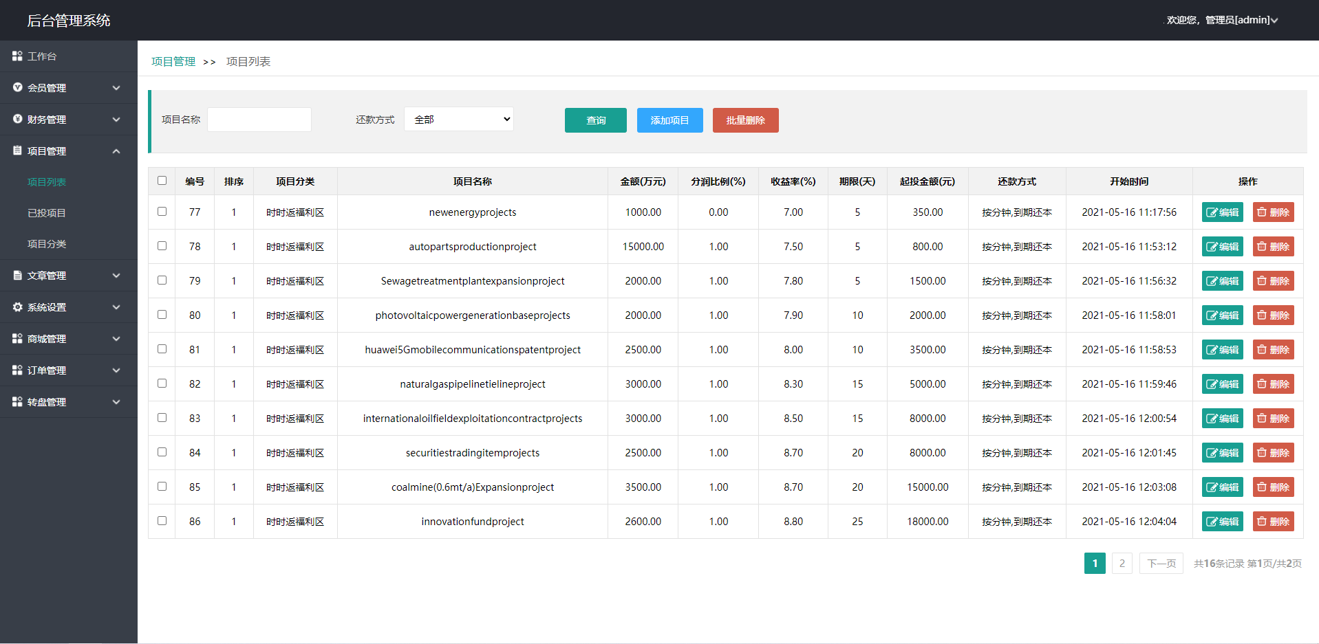 英文版p2p投资理财源码/众筹投资分红系统 : 二妹源码-8
