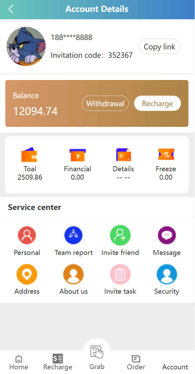 VUE版嗨淘抢单系统/多语言订单匹配系统/海外抢单刷单源码 : 二妹源码-8