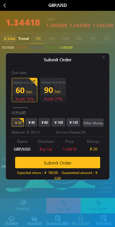 双语言微交易系统/微盘外汇/投资理财源码/虚拟币充值 : 二妹源码-4