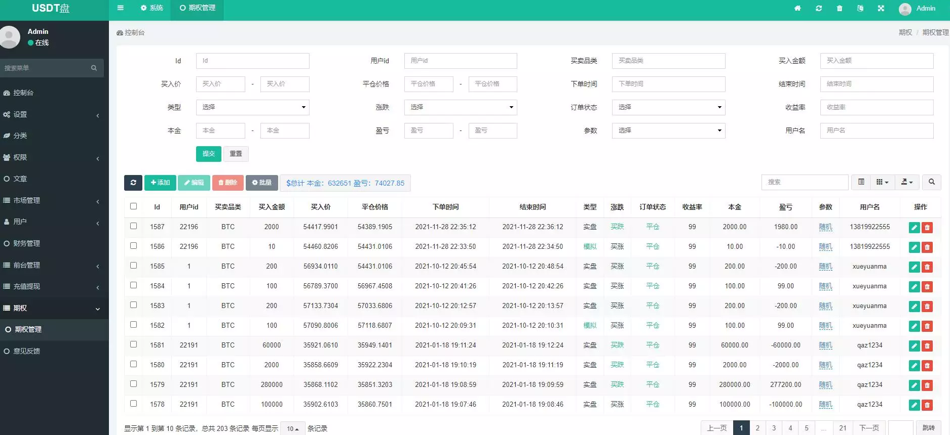 USDT微盘系统/微盘外汇系统/微交易/虚拟币竞猜 : 二妹源码-10