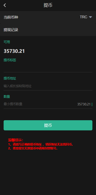 定制版六国语言/充电宝投资/海外虚拟投资理财/TRX充值 : 二妹源码-13