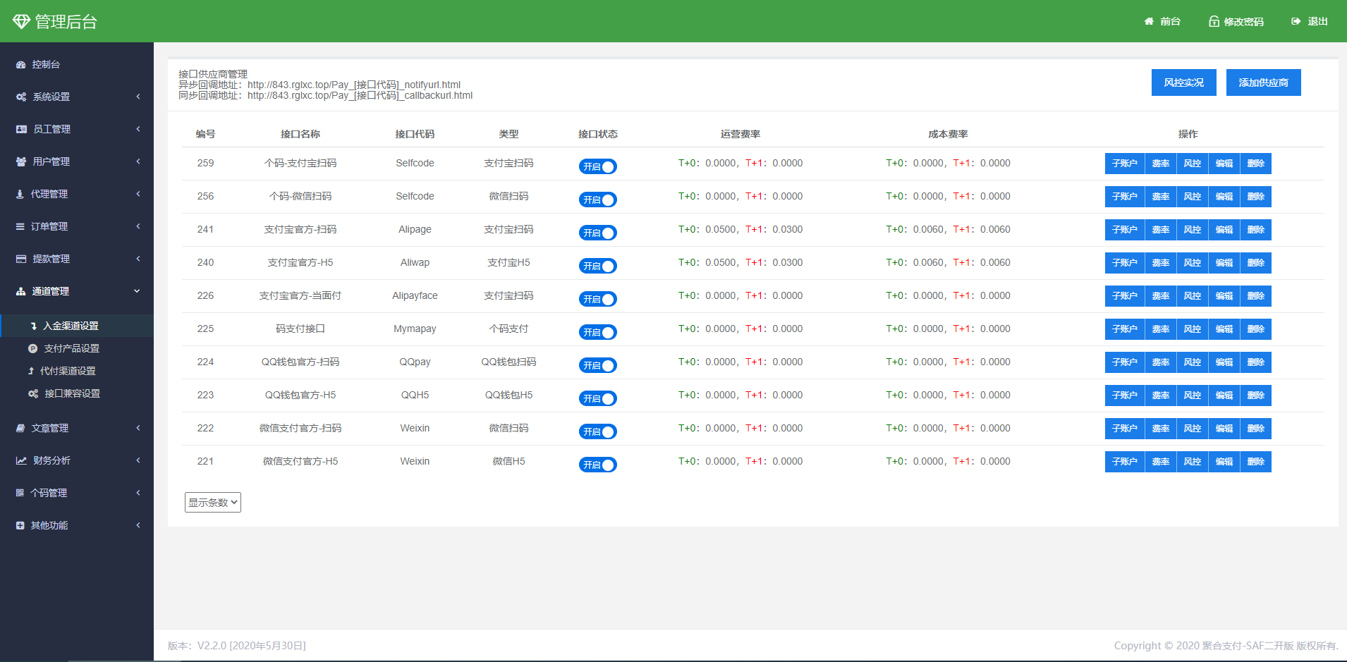 支付宝PC扫码，支付宝H5支付, 支付宝当面支付，微信公众号支付，微信扫码，微信H5，QQ钱包，QQ钱包H5，免签约码支付 : 二妹源码-13