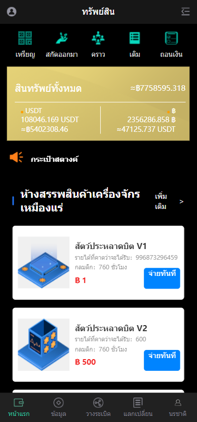 全新二开四语言区块链矿机系统/合约矿机交易/USDT数字钱包 : 二妹源码-2