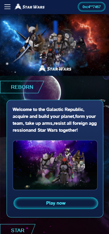 英文版星球大战区块链/锁仓挖矿/挖矿投资系统/MetaMask登录 : 二妹源码-4