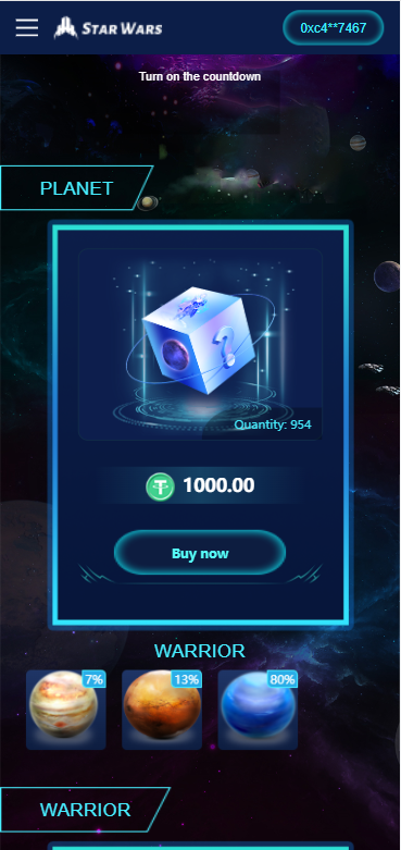 英文版星球大战区块链/锁仓挖矿/挖矿投资系统/MetaMask登录 : 二妹源码-5