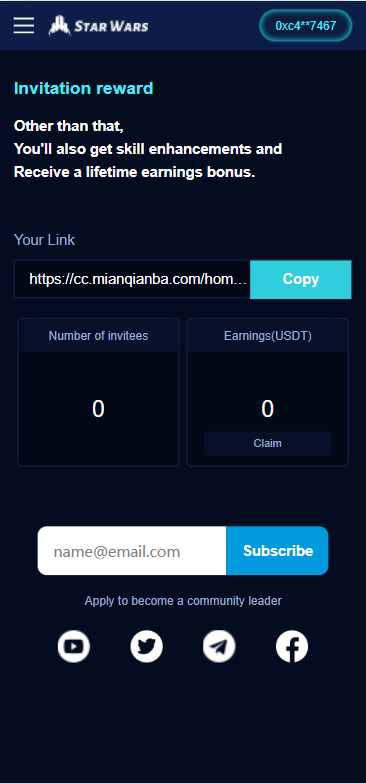 英文版星球大战区块链/锁仓挖矿/挖矿投资系统/MetaMask登录 : 二妹源码-7