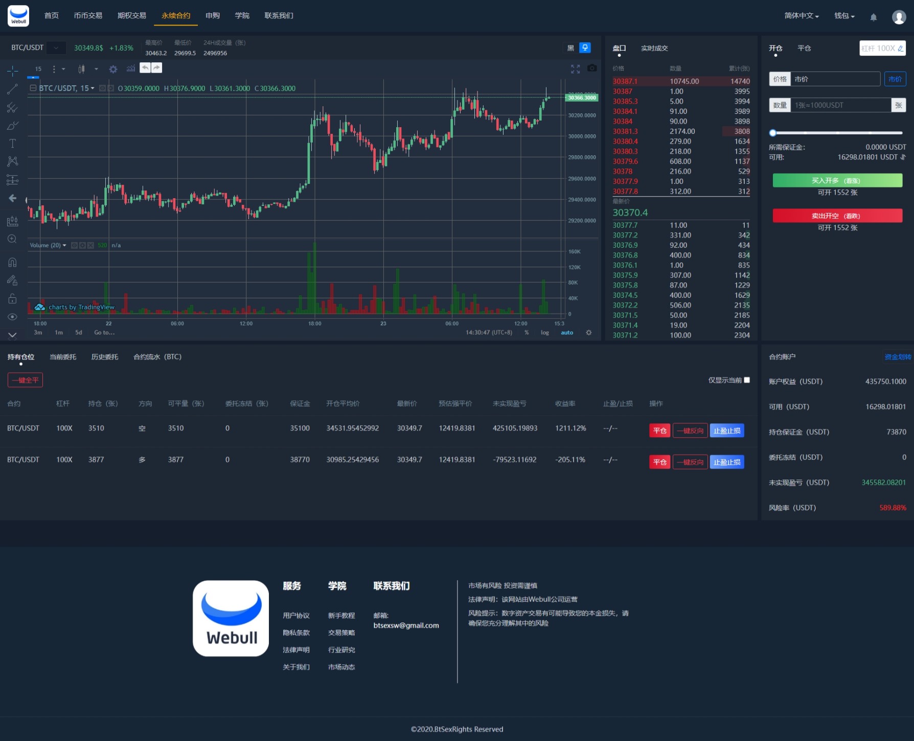 全新16国语言交易所/期权永续/申购质押挖矿/区块链交易所 : 二妹源码-5