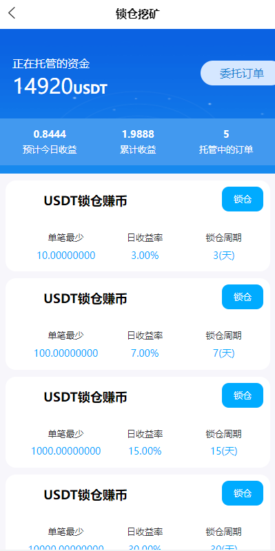 二开版秒合约交易所/IEO/锁仓挖矿/合约币币交易 : 二妹源码-7