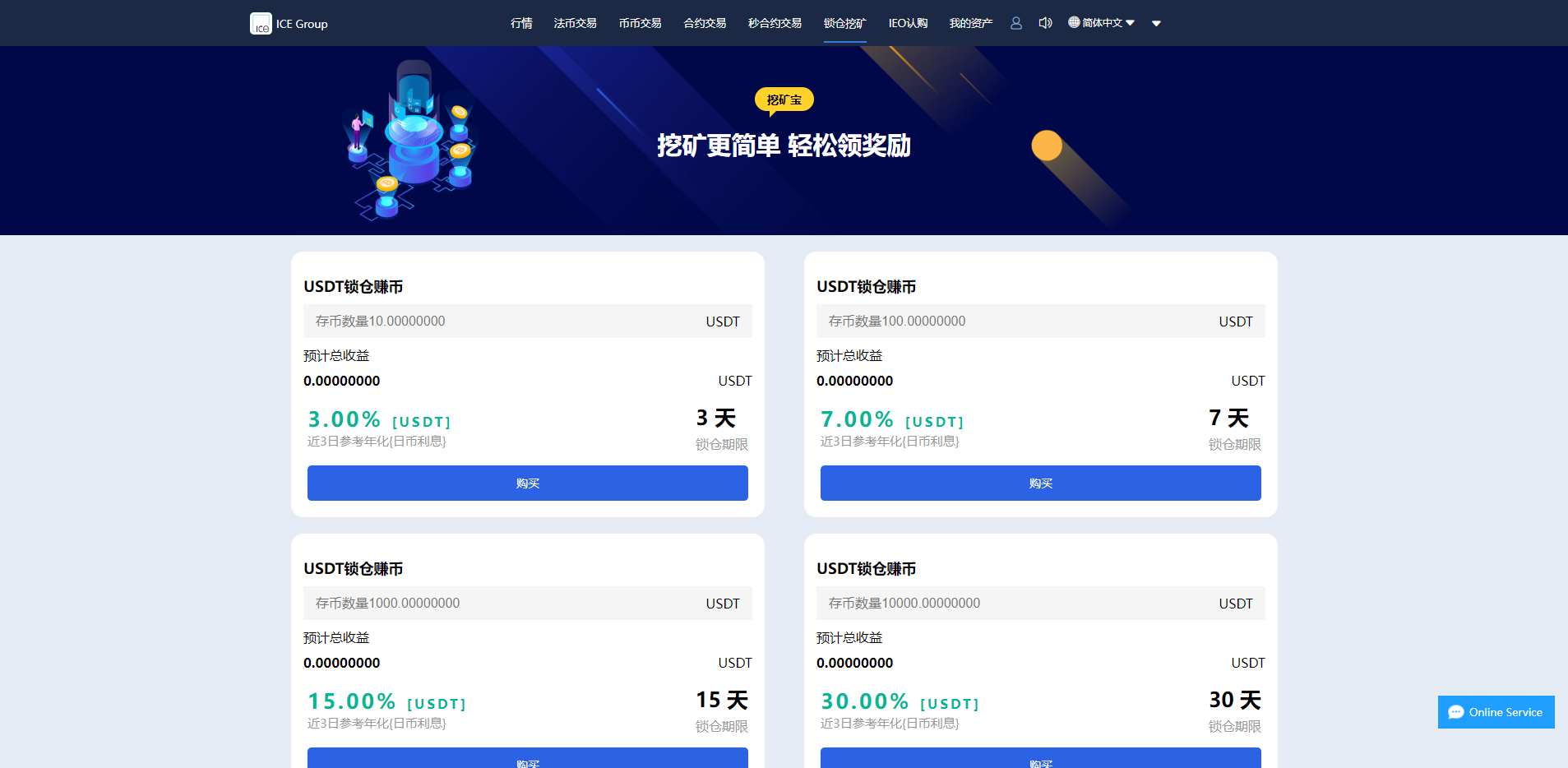 二开版秒合约交易所/IEO/锁仓挖矿/合约币币交易 : 二妹源码-18