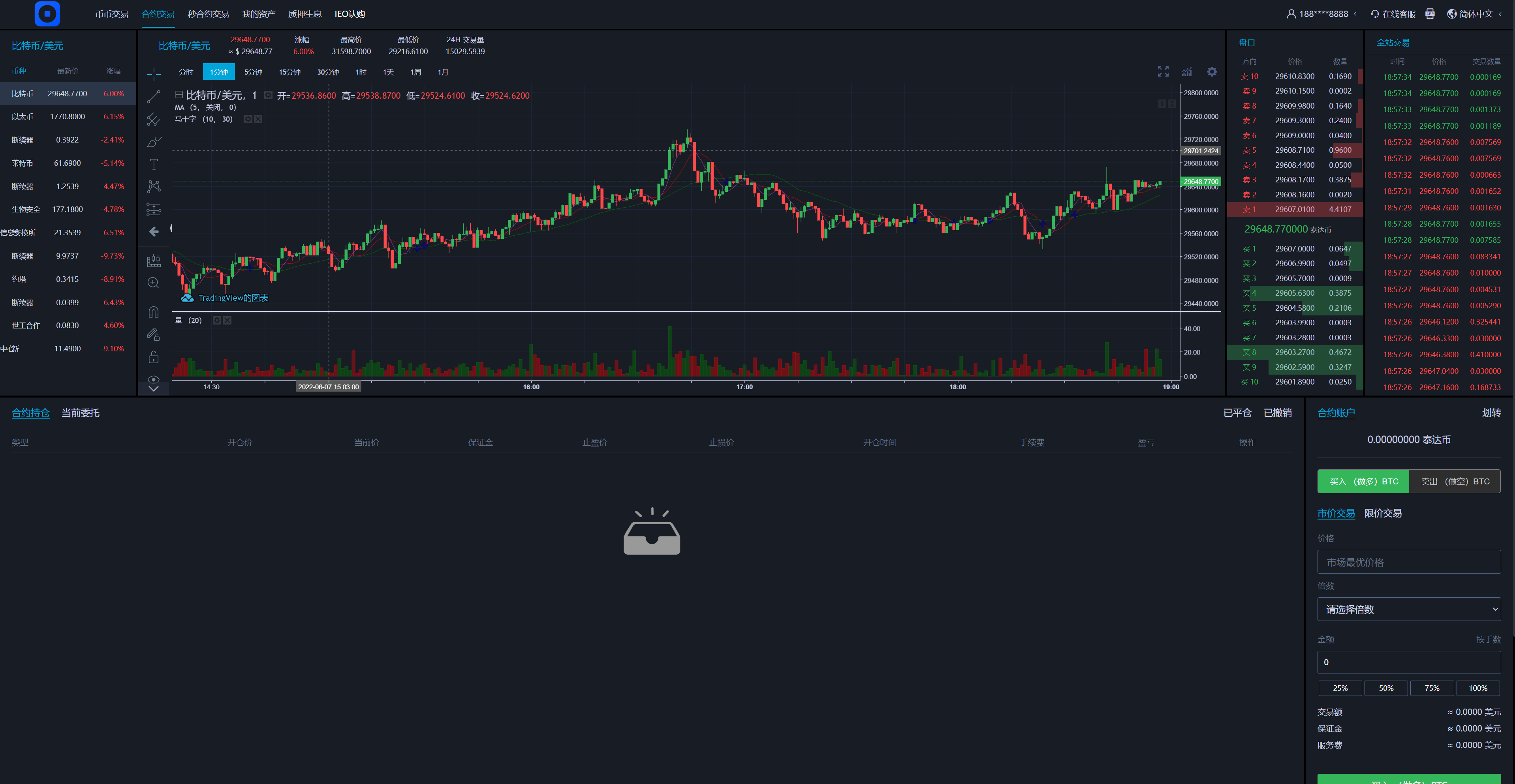 多语言交易所/币币交易/秒合约交易/质押生息 : 二妹源码-4