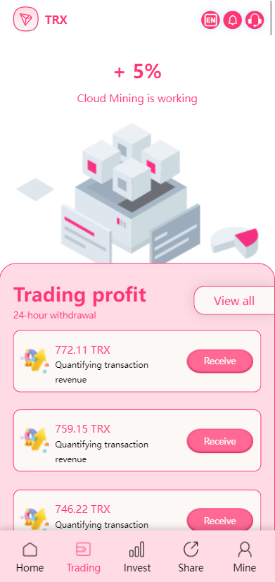 多语言trx/usdt钱包理财/区块链算力矿池/Difi流动性TRX理财分红 : 二妹源码-5